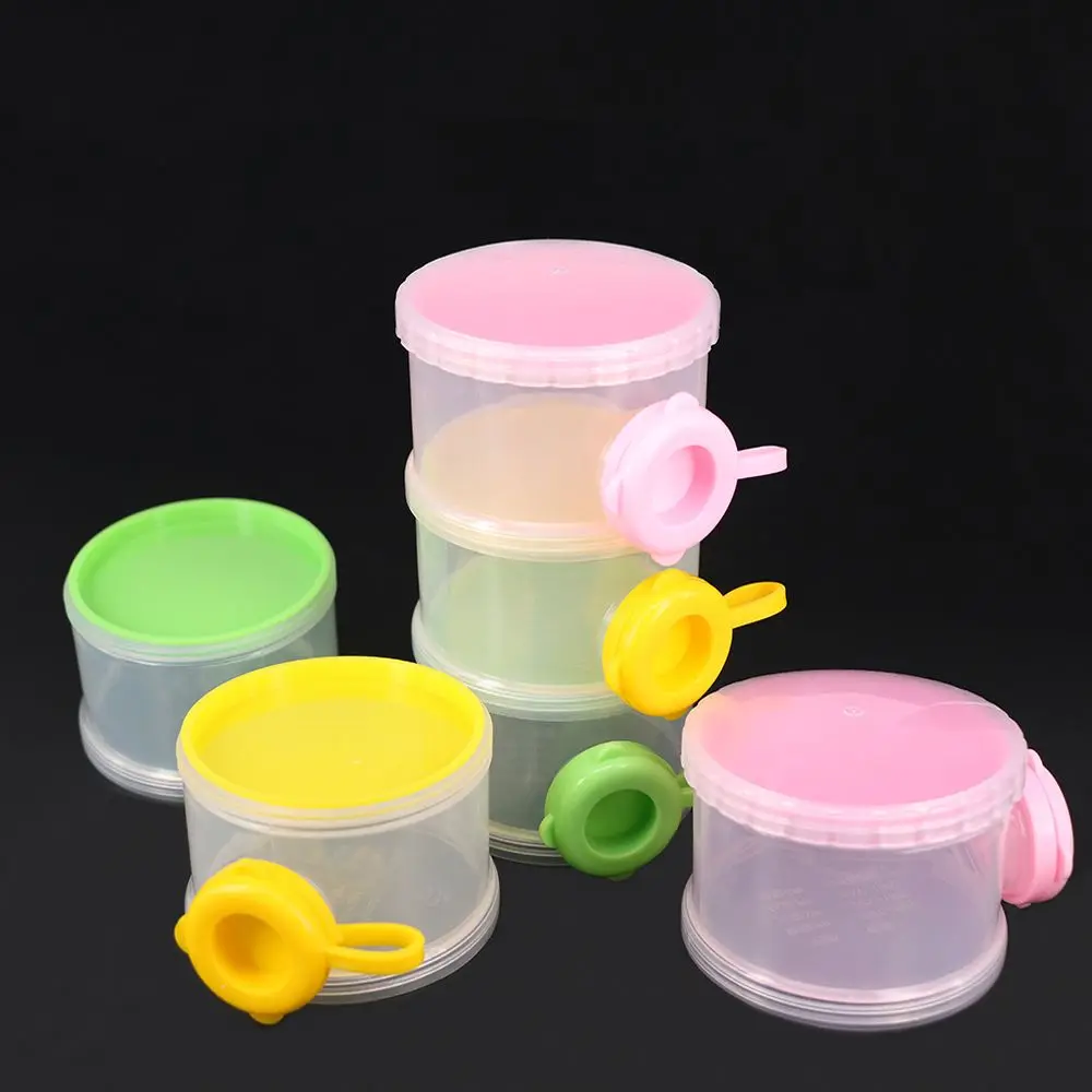 

Portable Milk Powder Formula Dispenser Food Container Storage Feeding Box for Baby Kids Toddler Three Grid Baby Food Storage Box