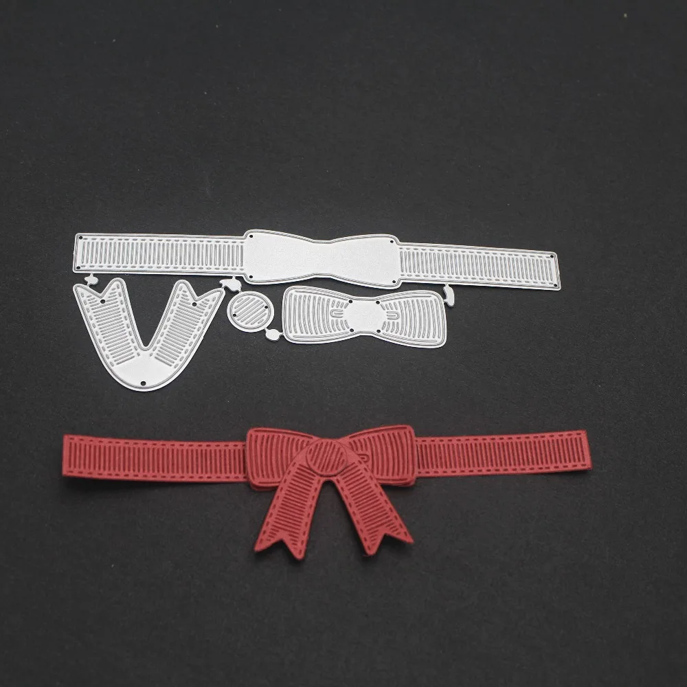 

Bow ie Metal Cutting Dies Stencils For Card Making Decorative Embossing Suit Paper Cards Stamp DIY