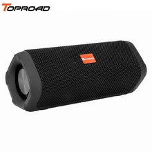 TOPROAD стерео Беспроводная bluetooth-колонка водонепроницаемые тканевые портативные музыкальные колонки звуковая коробка аудио бум-бокс с микрофоном Hands-free