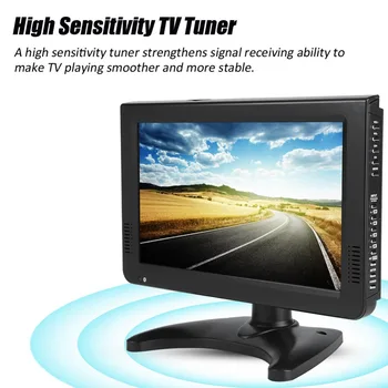 

LEADSTAR 10inch Car Digital TV High Sensitivity 1080P Portable TV for Analog/Digital TV/ATV for UK Plug