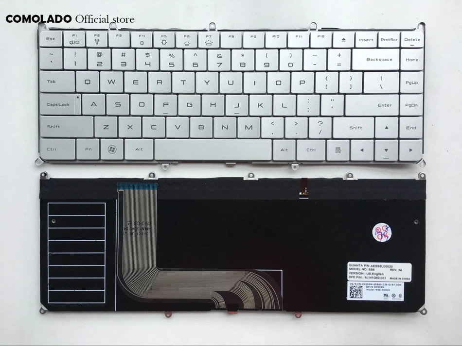 Английская Клавиатура США для DELL Xps Adamo 13 US Layout|Клавиатуры замены| |