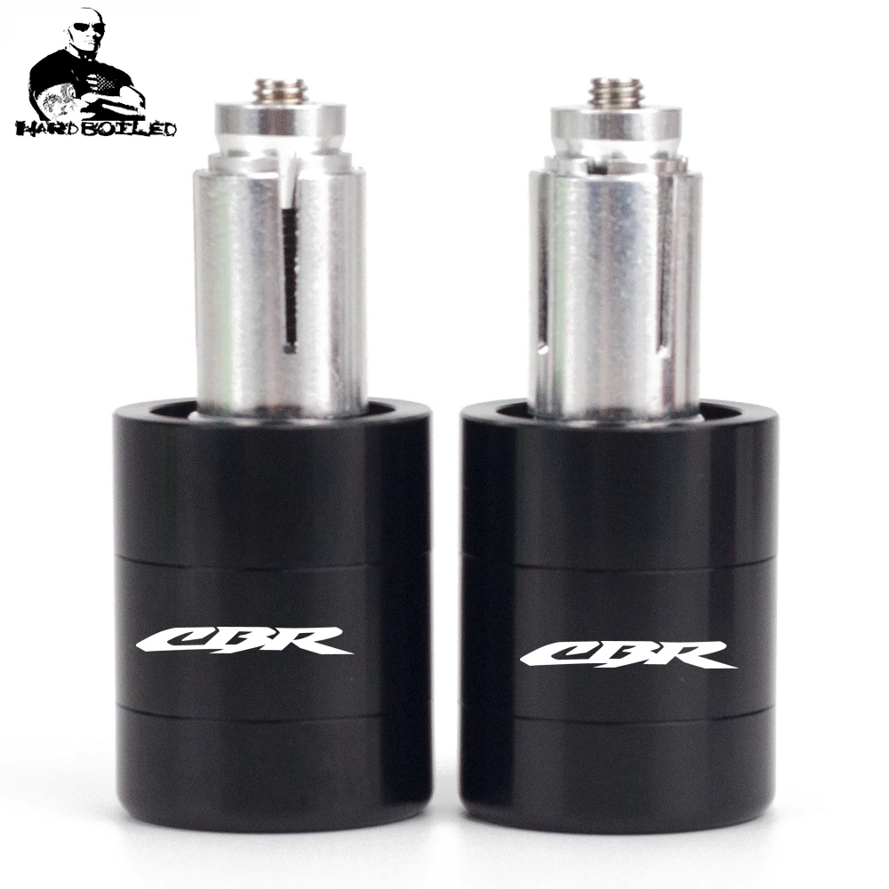 22mm CNC Aluminum Universal Motorcycle Handlebars Grips Ends Bar Ends Handlebars Caps For Honda CBR 600RR 954RR 1000RR 250R 650R