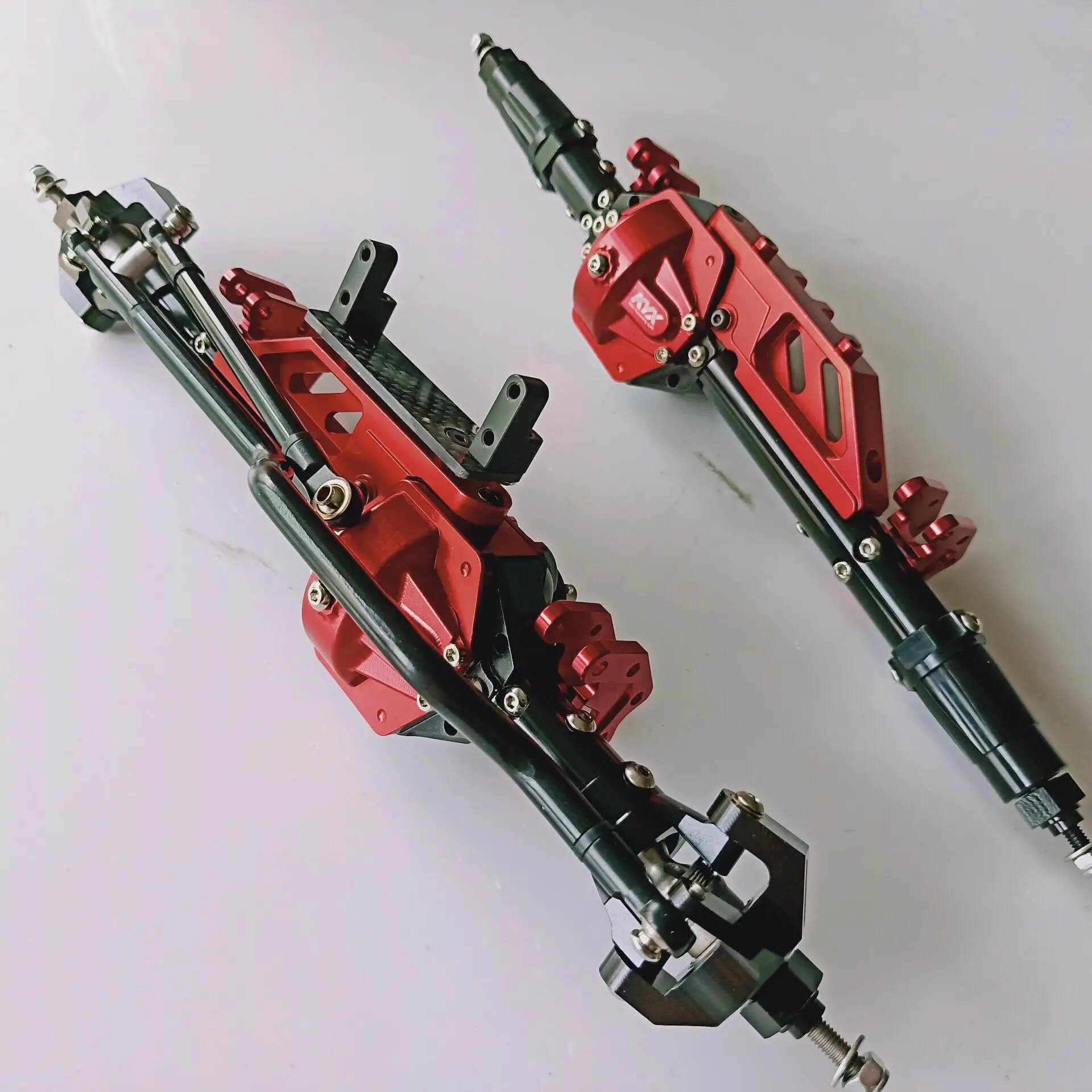Полностью металлический передний + задний Алюминиевый мост для AXIAL WRAITH RR10 90048 1/10