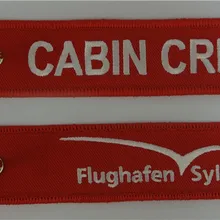 Индивидуальный заказ высокое качество airlines пилот Вышивка брелок для ключей подарок и продвижение