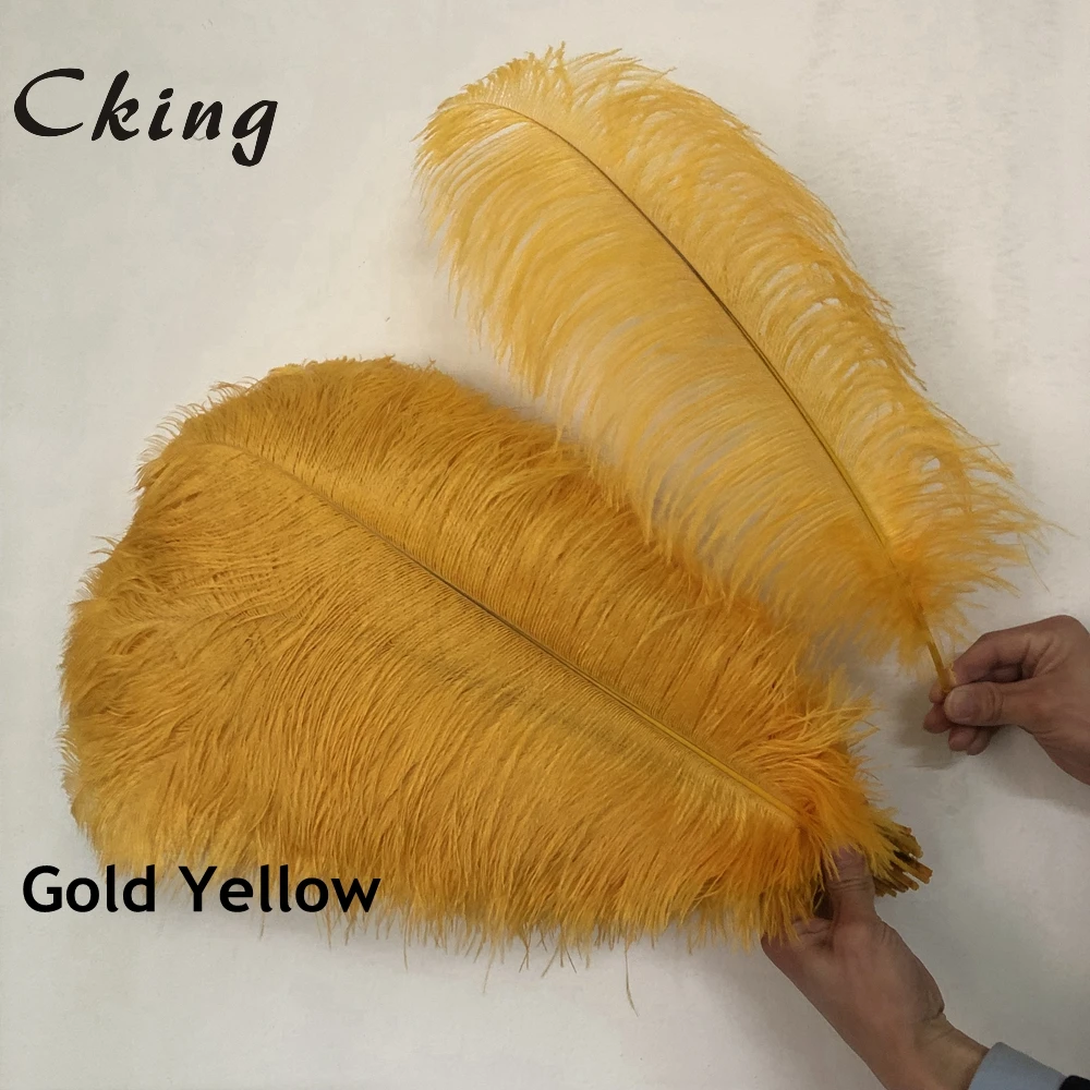 wholesale 100pcs High quality natural real peacock Blue dyed ostrich feathers 6-24inch/15-60cm diy Decorations stage performance