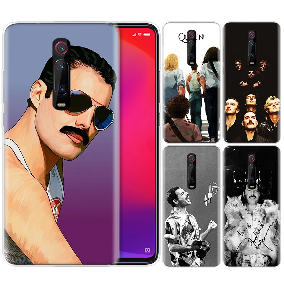 

Silicone Case for Xiaomi Redmi K20 Pro K20Pro Note 5 6 7 7A 6A Mi A2 A1 8 Lite 9 S2 Pocophone F1 Queen Freddie Mercury King