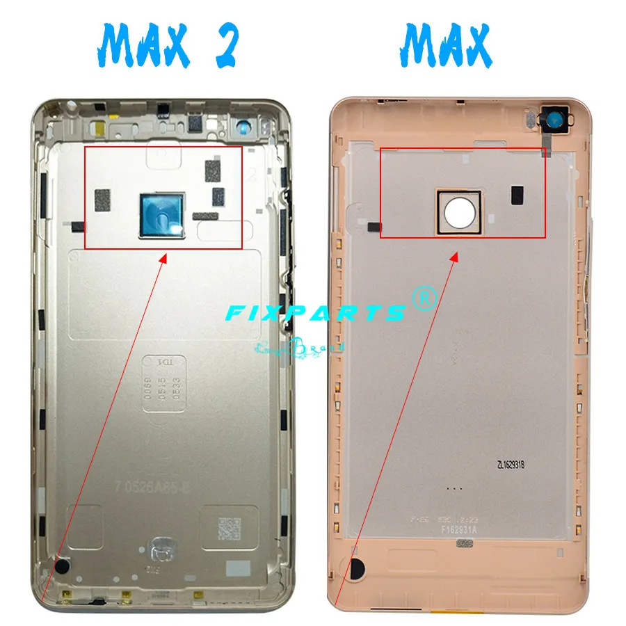 Для Xiaomi Mi MAX крышка батареи задняя дверь корпус средняя замена шасси для Max2 Max 2