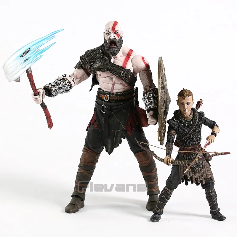 

NECA God of War Kratos & Atreus Dexlue Edition Ultimate PVC Action Figure Collectible Model Toy