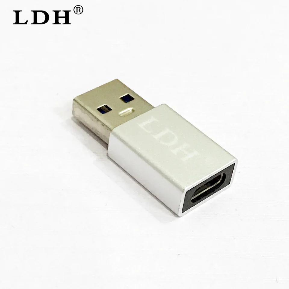 LDH PD type-C Female to USB 3,0 type-A Male позолоченный USB 3,1 type C коннектор конвертер адаптер для смартфона