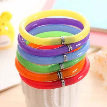 

candy bracelet student Creative Flexible Ball Pen Cute Soft Plastic Bangle Bracelet Ballpoint Pens School Office Gifts Supplies