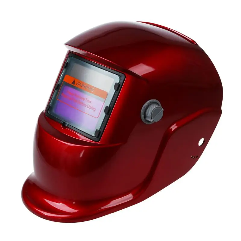 Auto Darkening Solar Power Welding Helmet LCD Filter Mask Delay Time