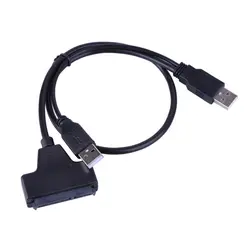 USB 2,0 до 7 15 22pin Sata адаптер Кабели для 2,5 дюймов Ssd Hdd жесткий диск конвертер