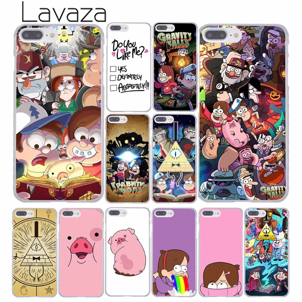 

Lavaza Design Cartoon Anime Gravity Falls Family Hard Phone Case for iPhone XR XS X 11 Pro Max 10 7 8 6 6S 5 5S SE 4S 4 Cover
