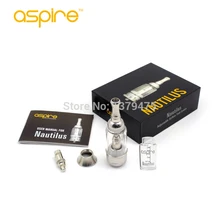 100% Original 5Ml Original Aspire Nautilus BVC Tank Kit Aspire Nautilus Atomizer Clearomizer Pyrex Glass Tank Replacement Coil