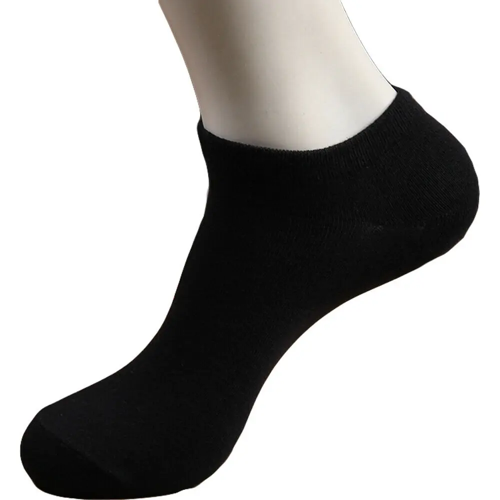 4 цвета мужские однотонные носки повседневные низкие хлопковые тонкие дышащие водонепроницаемые Подследники мужские модные носки