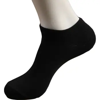 

4 Colors Mens Solid Socks Casual Low Cut Cotton Thin Breathable Boat Shoe Liners Men Fashion Socks