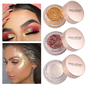 

Mermaid Glitter Eye Shadow Powder Colorful Sparkling Eyeshadow Bling Facial Contour High Gloss Cream Diamond Shimmer Highlighter