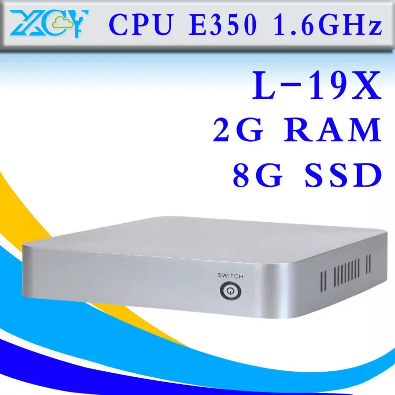  Low price and best quality L-19X E350 2gb ram 8gb ssd latest desktop computers linux thin client pc share support Home Premium 