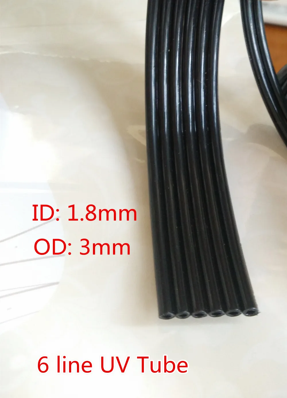 10 meters UV Ink Tube 6 lines Hose UV Ink Pipe for Epson 1390 1410 1430