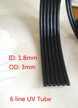 

10 meters - UV Ink Tube 6 lines Hose UV Ink Pipe for Epson 1390 1410 1430 1450 1500 Printers tubing 3mm x 1.8mm