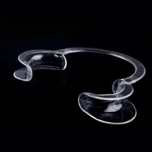 5PCS Transparent Oral Care Dental Teeth Whitening Cheek Retractor Medical Equipment Dentist Tools For Dentista Open Mouth Used