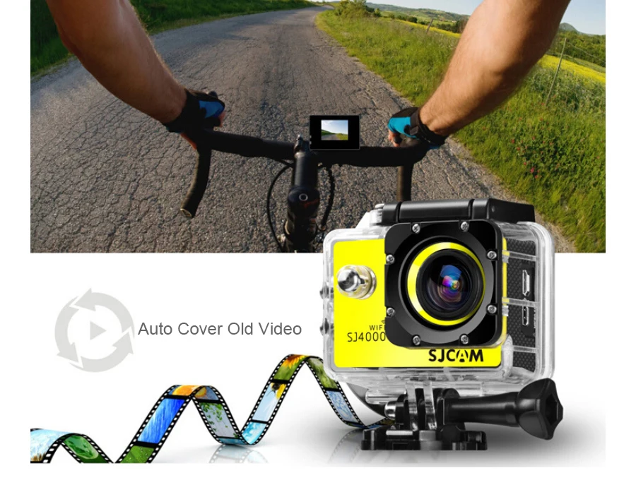 Оригинальная SJCAM SJ4000 серия WIFI 1080P 2 0 LCD 4K Full HD Экшн камера водонепроницаемая