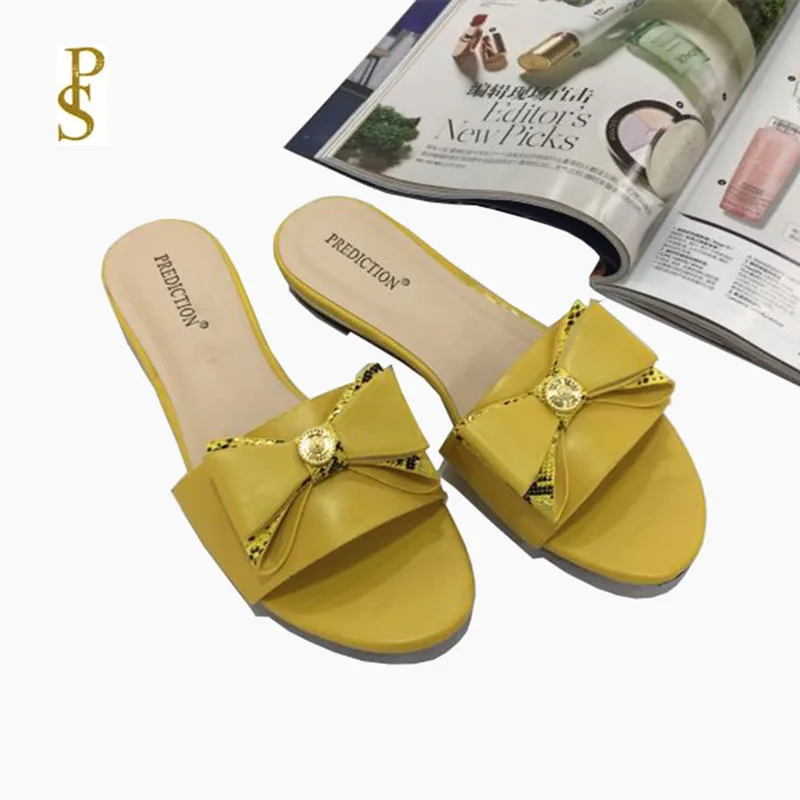 

Comfortable flat shoes Slippers with bows for women