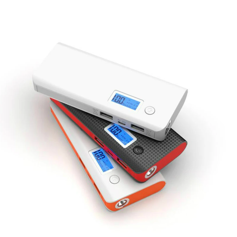 

NEW 10000mAh Power Bank 18650 Lithium Battery Mobile Phone Charger External Battery 3 USB LED Display Power Supply for iPhone XS