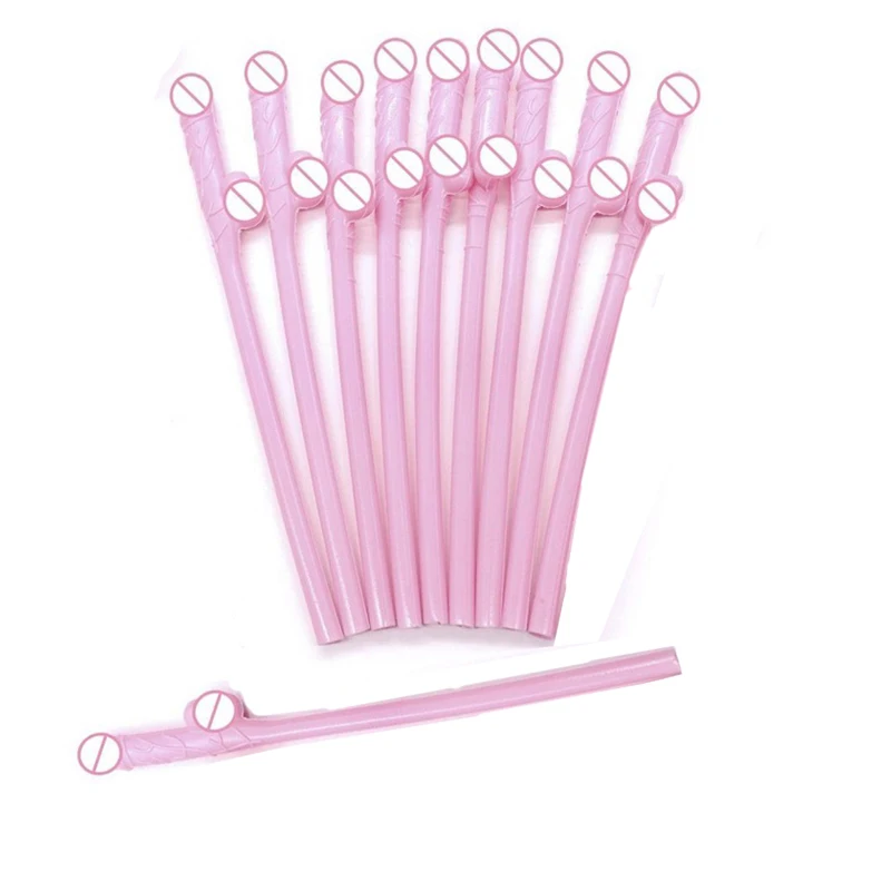 Willy Straws Hen Nights Naughty Novelty 7½" Willy Straws Hen Night Party Gifts 