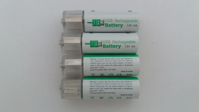 10000 циклов жизни 4 шт LTO 1 5 V AA No.5 USB батарея 14500 литиевая Titanate аккумуляторная