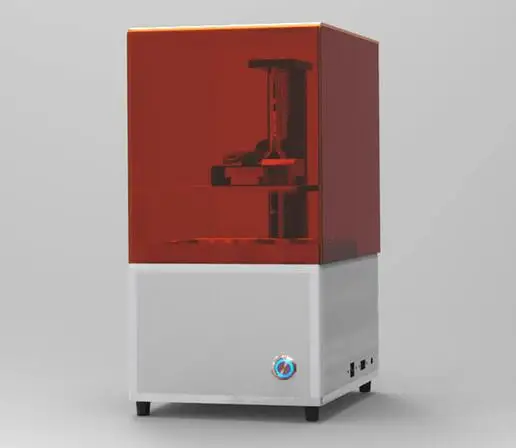 Light cured DLP LCD desktop high precision 3D printer 2K resolution resin jewelry wax casting machine
