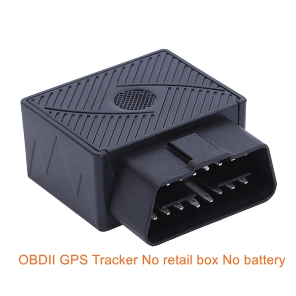 Мини gsm gprs автомобиль OBDII II 2 OBD obd2 gps трекер локатор устройство слежения Противоугонная сигнализация - Цвет: No Box No Battery