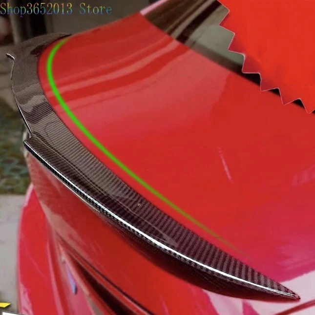 Авто аксессуары ABS углеродного волокна задний спойлер багажника 1 шт. подходит для Mazda 3 Axela седан
