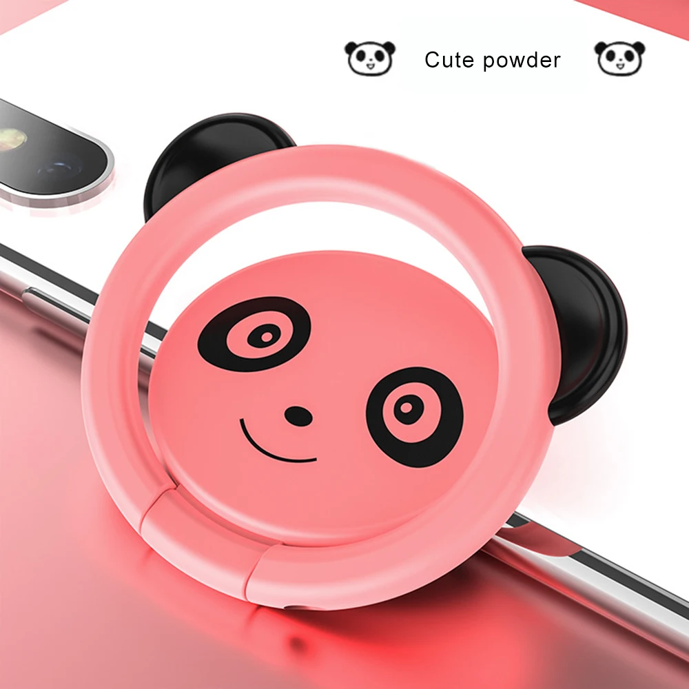 Покрытие прекрасный медведь коричневый держатель телефона Мобильный палец кольцо 180 градусов вращающаяся стойка для iPhone 7 samsung Xiaomi Kickstand - Цвет: Finger ring B