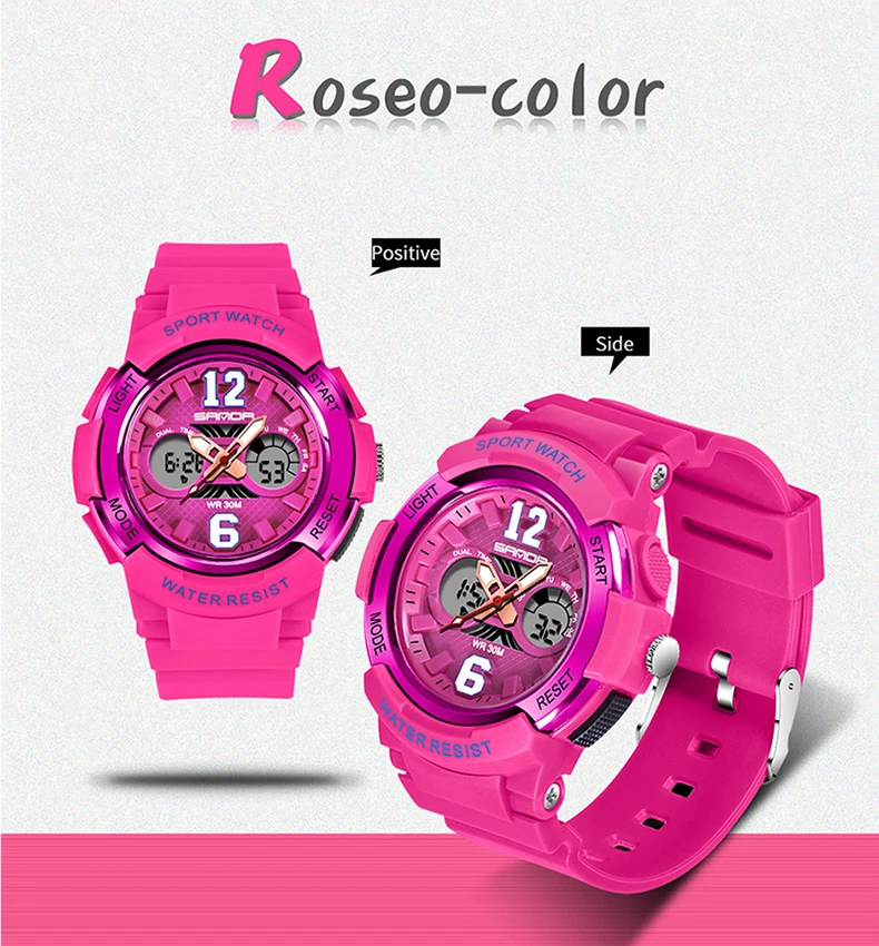 Детские Часы светодиодный цифровые часы для мальчиков и девочек студенческие многофункциональные водонепроницаемые электронные часы Relogio Masculino