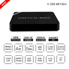 Las más! Mini M8S S905X II TV Box Set-top Box Amlogic Android 6.0 Quad Core Kdoi WiFi BT 4.0 2 GB RAM 8 GB ROM Smart Media Player
