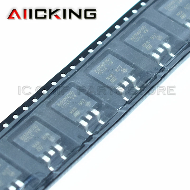 10Pcs STB25NM60N STB25NM60ND B25NM60N 25NM60ND TO-263 25A 600V Power MOSFET | Электроника