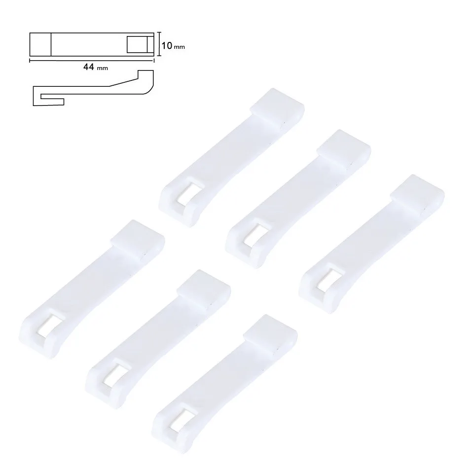 6pcs High Quality End Hook Accessories for Curtain Rail Track Drive Unit Gear Box of xiaomiDooya Smart Curtain Cornice System
