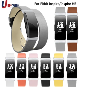 

Leather Watch Band Straps for Fitbit Inspire/Inspire HR Smart Watchband Wrist Bracelet Replacement Band for Fitbit Inspire