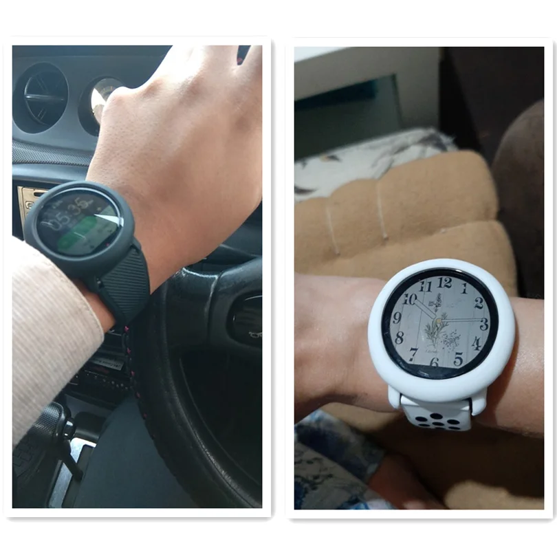 Replacement Soft TPU Full Case Cover Shell Silicone Frame Protective for Xiaomi Huami AMAZFIT Pace Smart Watch 40AP24