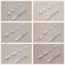 20 комплектов JST ZH 1,5 мм 2/3/4/5/6/7/8/9/10Pin прямой штыревой штекер, Гнездовой разъем с обжимками