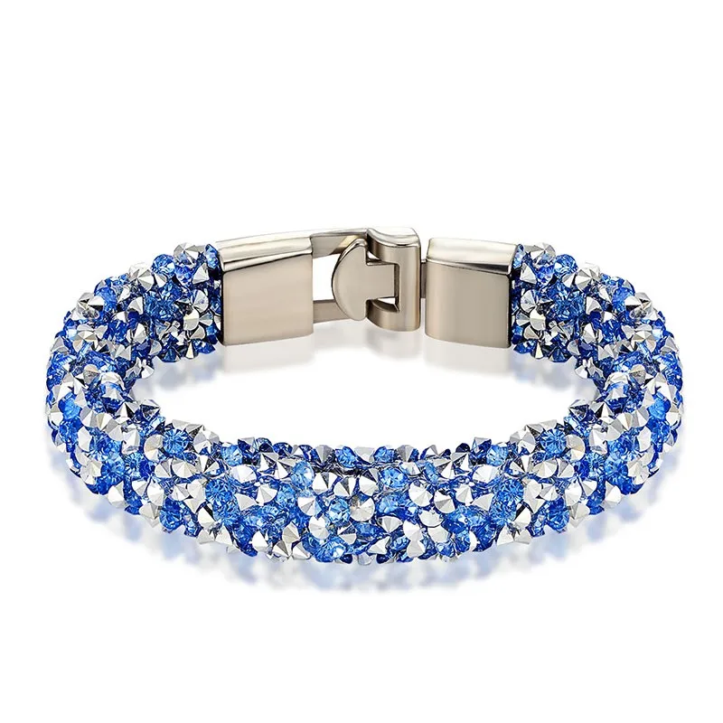 JANEYACY бренд новая мода кристалл браслет мужской браслет женский браслет, лучший подарок 1-10 цветов