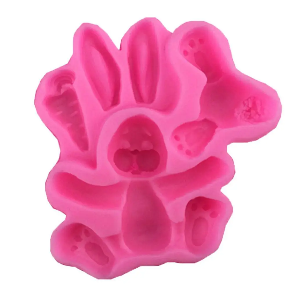 Sugarcraft животных Слон/собака/кролик/силиконовые формы помадка формы торт декоративное устройство для шоколада форма Gumpaste