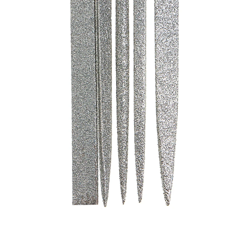 Files Set Metal Needle Carving Jewelry Diamond Glass Stone Wood Craft Tool 5pcs