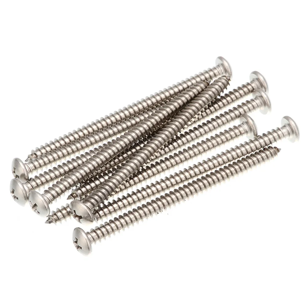 50 pcs M5 self tapping 70 mm 304 stainless steel self tapping screws countersunk head Phillips