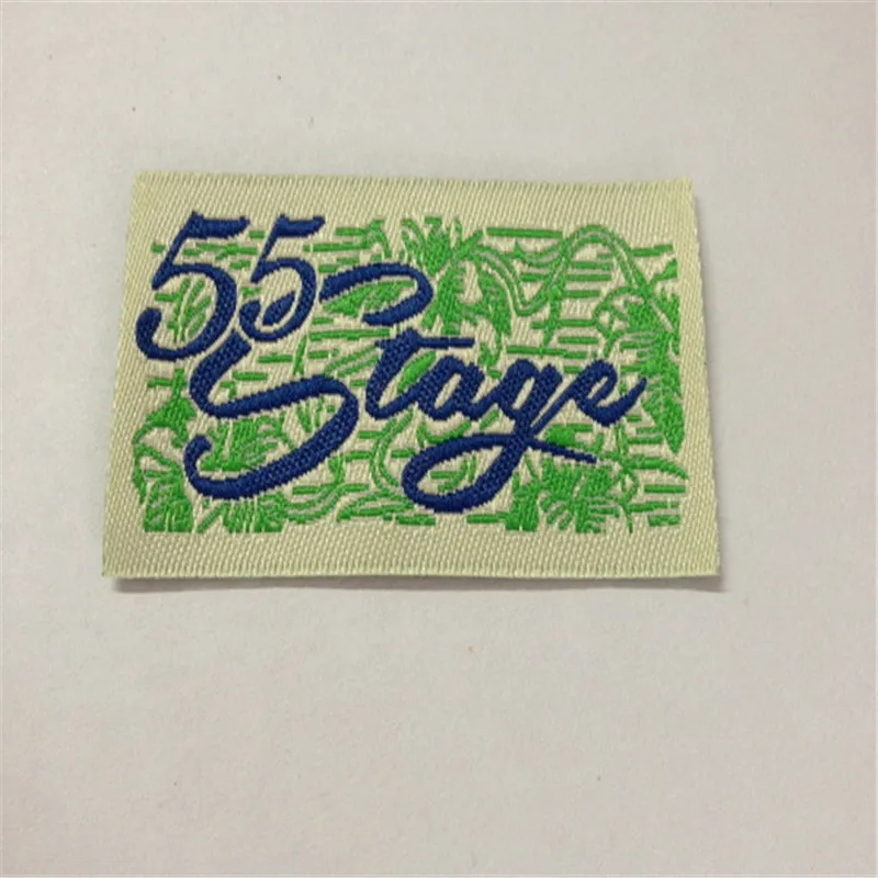 Factory Price Customized 2.8*5cm Thick Cloth Woven Label For Clothing customized garment woven label for clothing main label