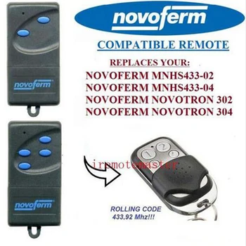 

2pieces NOVOFERM NOVOTRON 302/304 MNHS433-02/04 compatible remote control