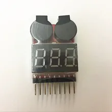3,7-30 в 1-8 s/fe/li ion lipo батарея низкого напряжения Звуковой сигнал 2в1 тестер