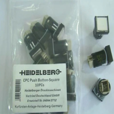 

10 pieces 81.186.3855 RAFI CPC Push Button-Square Illuminated for Heidelberg machine high quality