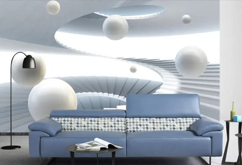 

custom wallpapers for living room Stereoscopic ball wallpaper for walls 3d wall background decoration